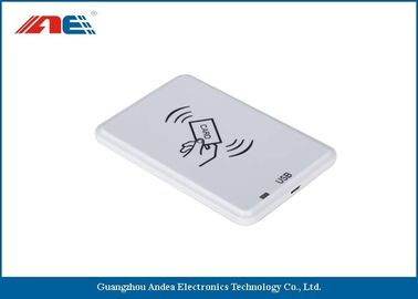 Weißer Leser HF USB RFID für passive RFID-Umbau-Stützantikollisionsalgorithmus